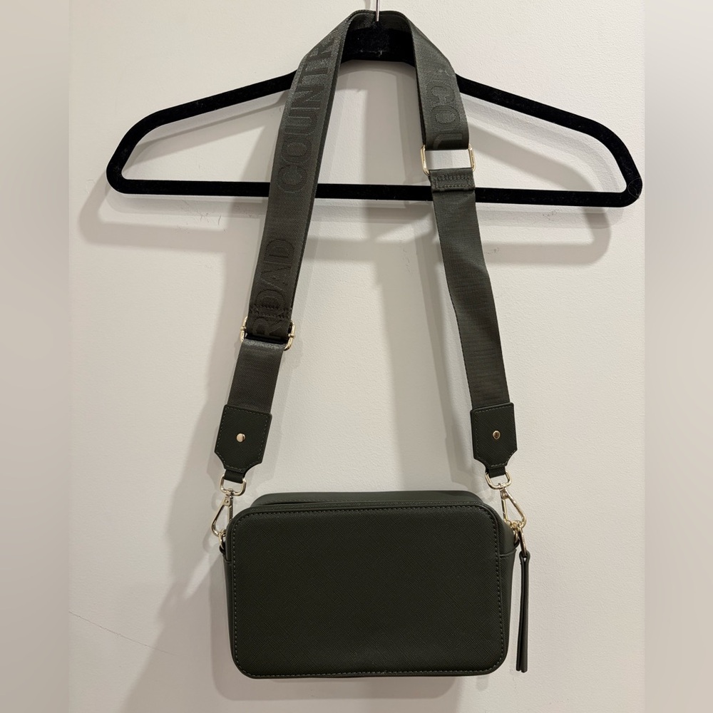 Country Road Women’s Dark Olive Green Crossbody Bag - Picture 2 of 6